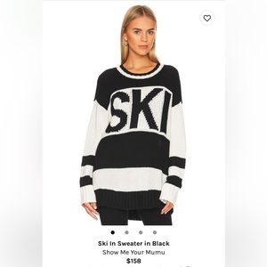 New SKI oversized sweater
